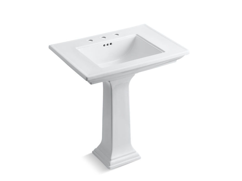 KOHLER K-2268-8 Memoirs Stately 30-3/4" rectangular pedestal bathroom sink