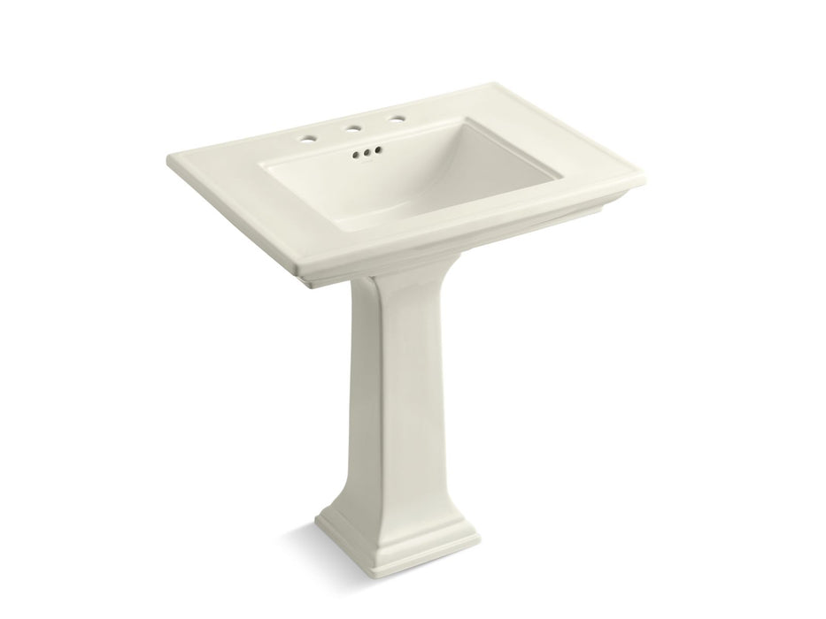 KOHLER K-2268-8 Memoirs Stately 30-3/4" rectangular pedestal bathroom sink