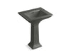 Memoirs Stately 24-1/2" rectangular pedestal bathroom sink