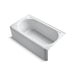 KOHLER K-724-GCP Memoirs 60" x 33-3/4" alcove BubbleMassage air bath, right drain