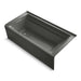 KOHLER K-1125-LAW Archer 72" x 36" alcove bath with Bask heated surface, left drain