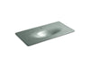 KOHLER Iron/Impressions 43" Enameled cast iron vanity top with integrated oval sink