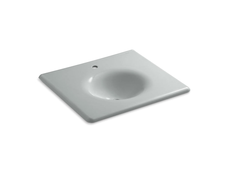 KOHLER Iron/Impressions 25" Enameled cast iron vanity top with integrated round sink