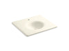 KOHLER Iron/Impressions 25" Enameled cast iron vanity top with integrated round sink