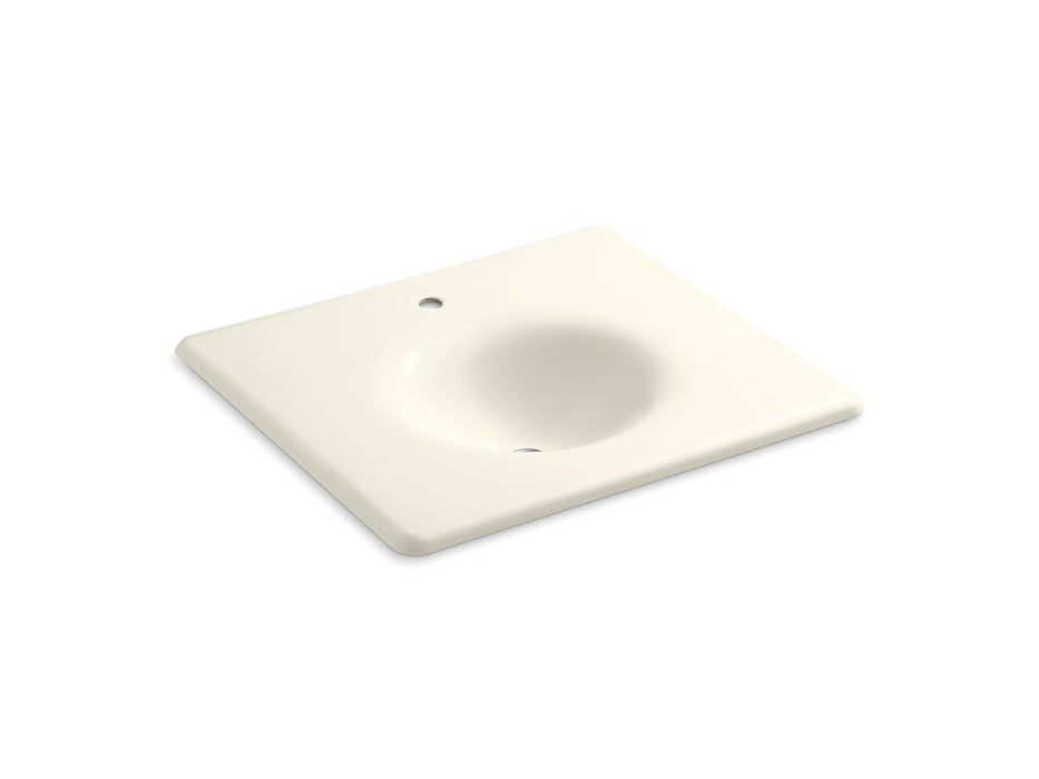 KOHLER Iron/Impressions 25" Enameled cast iron vanity top with integrated round sink