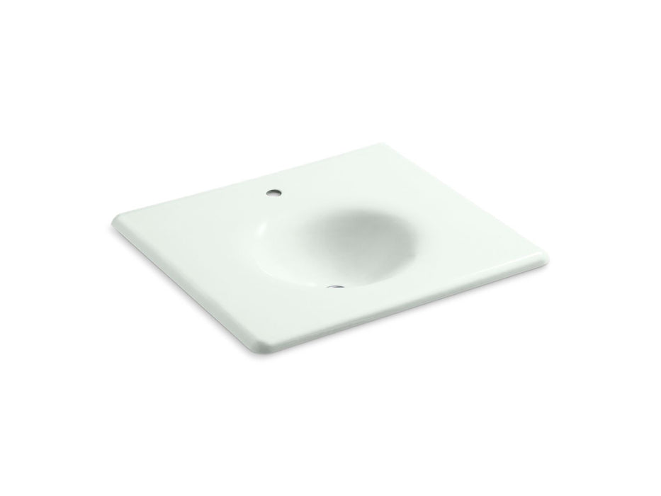 KOHLER Iron/Impressions 25" Enameled cast iron vanity top with integrated round sink