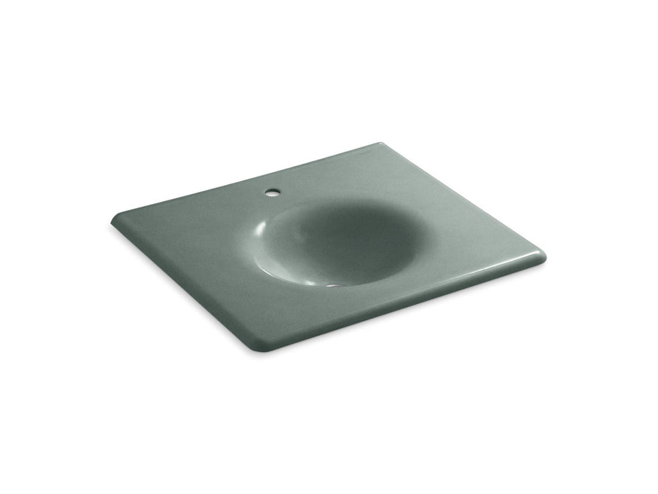 KOHLER Iron/Impressions 25" Enameled cast iron vanity top with integrated round sink