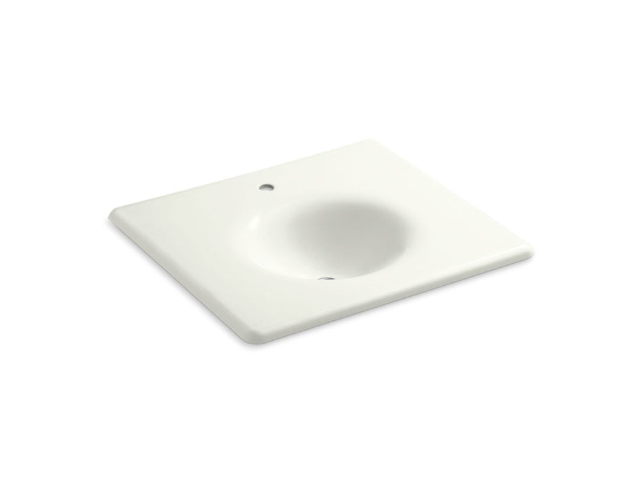 KOHLER Iron/Impressions 25" Enameled cast iron vanity top with integrated round sink