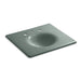 KOHLER Iron/Impressions 25" Enameled cast iron vanity top with integrated round sink
