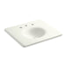 KOHLER Iron/Impressions 25" Enameled cast iron vanity top with integrated round sink
