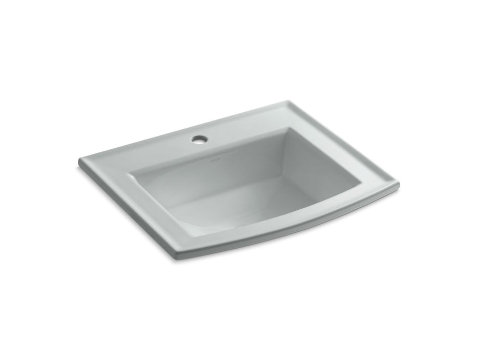 KOHLER Archer 22-3/4" rectangular drop-in bathroom sink