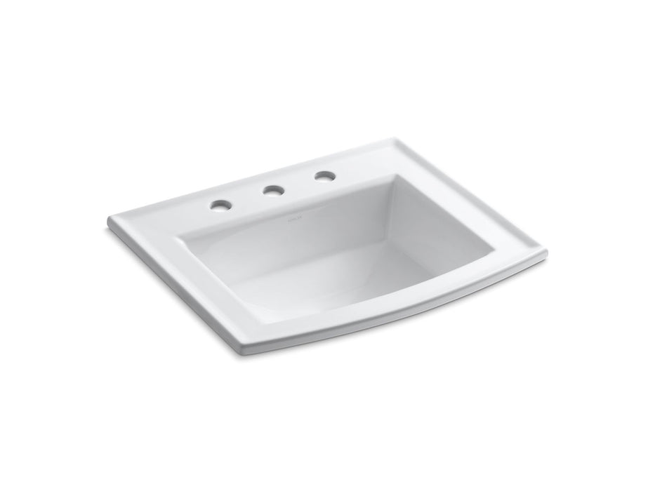 KOHLER Archer 22-3/4" rectangular drop-in bathroom sink
