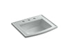 KOHLER Archer 22-3/4" rectangular drop-in bathroom sink