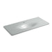 KOHLER Iron/Impressions 49" Enameled cast iron vanity top with integrated oval sink
