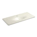 KOHLER Iron/Impressions 49" Enameled cast iron vanity top with integrated oval sink