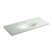 KOHLER Iron/Impressions 49" Enameled cast iron vanity top with integrated oval sink