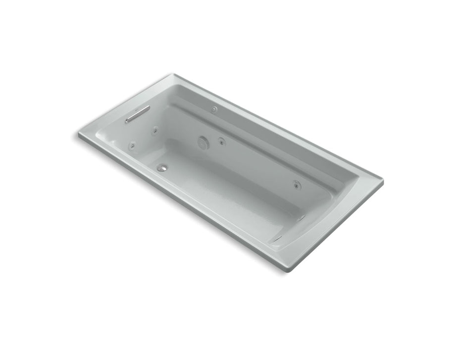 KOHLER K-1124-H Archer 72" x 36" drop-in heated whirlpool bath