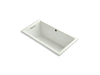 KOHLER K-1168-GH Underscore 60" x 32" drop-in Heated BubbleMassage air bath