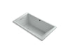 KOHLER K-1173-GHW Underscore 66" x 36" drop-in Heated BubbleMassage air bath