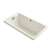 KOHLER K-856-GHBN Tea-for-Two 66" x 36" drop-in Heated BubbleMassage air bath
