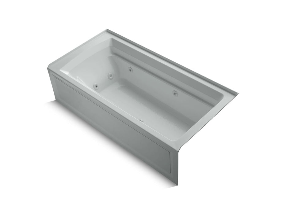 KOHLER K-1124-RA Archer 72" x 36" alcove whirlpool bath, right drain