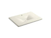 KOHLER Iron/Impressions 31" Enameled cast iron vanity top with integrated rectangular sink