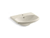 KOHLER Cimarron 22-3/4" rectangular pedestal bathroom sink