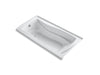 KOHLER K-1257-GHLF Mariposa 72" x 36" alcove Heated BubbleMassage air bath, left drain