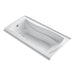 KOHLER K-1239-GHLF Mariposa 60" x 36" alcove Heated BubbleMassage air bath, left drain
