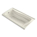 KOHLER K-1259-LW Mariposa 72" x 36" alcove bath with Bask heated surface, left drain