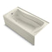 KOHLER K-1259-LAW Mariposa 72" x 36" alcove bath with Bask heated surface, left drain