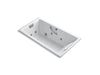 KOHLER K-856-M Tea-for-Two 66" x 36" drop-in whirlpool bath