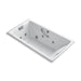 KOHLER K-856-M Tea-for-Two 66" x 36" drop-in whirlpool bath