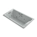 KOHLER K-856-V Tea-for-Two 66" x 36" drop-in Effervescence whirlpool bath