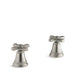 KOHLER K-T13141-3A Pinstripe Pure Deck-mount bath faucet handle trim with Cross design