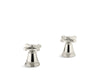 KOHLER K-T13141-3A Pinstripe Pure Deck-mount bath faucet handle trim with Cross design