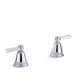 KOHLER K-T13141-4A Pinstripe Pure Deck-mount bath faucet handle trim with Lever design