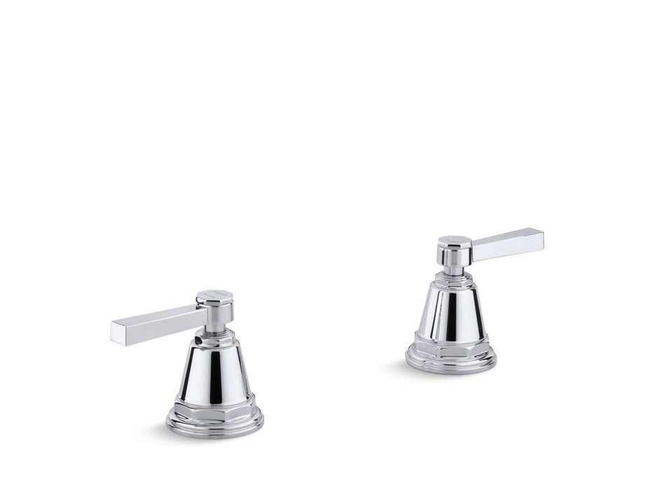 KOHLER K-T13141-4A Pinstripe Pure Deck-mount bath faucet handle trim with Lever design