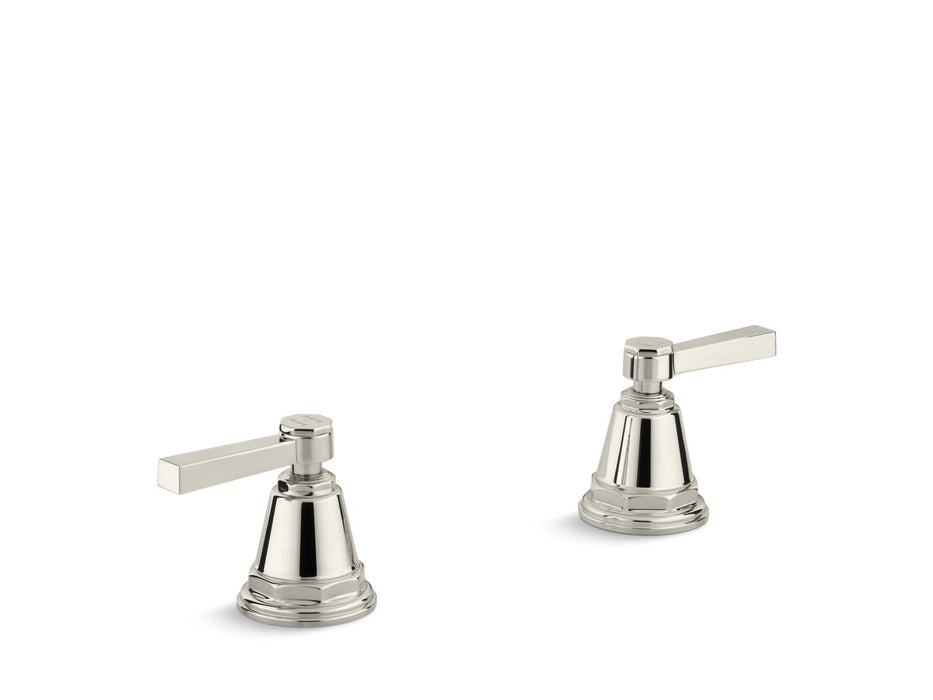 KOHLER K-T13141-4A Pinstripe Pure Deck-mount bath faucet handle trim with Lever design