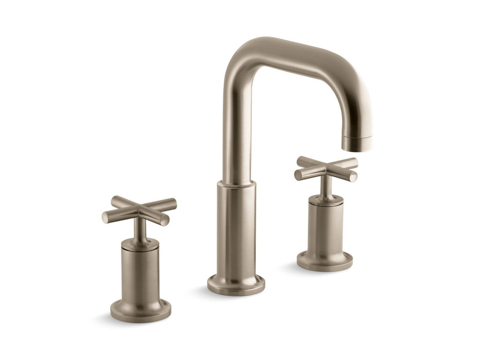 KOHLER K-T14428-3 Purist Deck-mount bath faucet trim with Cross handles