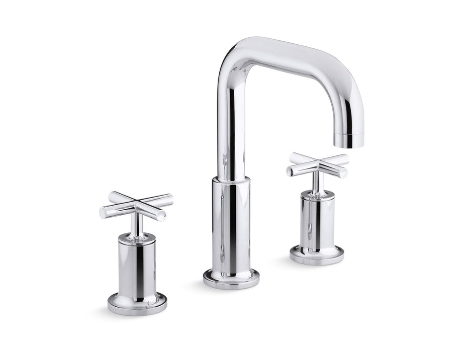 KOHLER K-T14428-3 Purist Deck-mount bath faucet trim with Cross handles