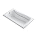 KOHLER K-1224-W1 Mariposa 66" x 35-7/8" drop-in whirlpool bath with Bask heated surface and end drain