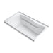 KOHLER K-1224-RW Mariposa 66" x 35-7/8" alcove whirlpool bath with Bask heated surface, integral flange, and right-hand drain