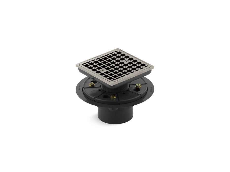 KOHLER Clearflo Square design tile-in shower drain