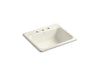 KOHLER K-5964-3 Mayfield 25" top-mount single-bowl kitchen sink