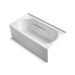 KOHLER K-1357-RA Devonshire 60" x 32" alcove whirlpool bath, right drain