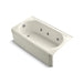 KOHLER K-723-H2 Memoirs 60" x 33-3/4" alcove heated whirlpool, left drain