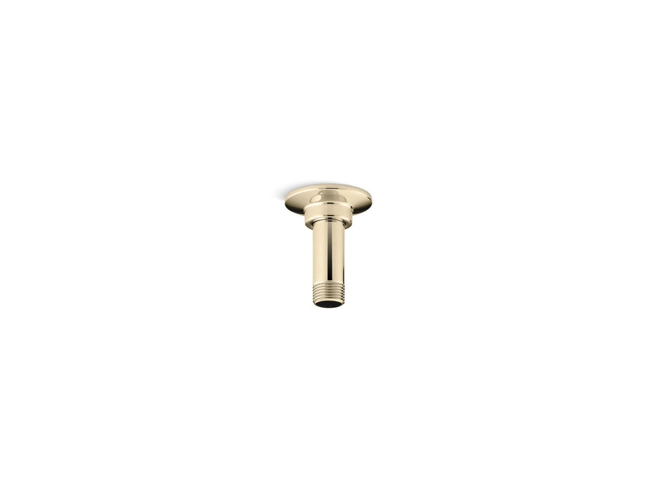 KOHLER 3" ceiling-mount single-function rainhead arm and flange