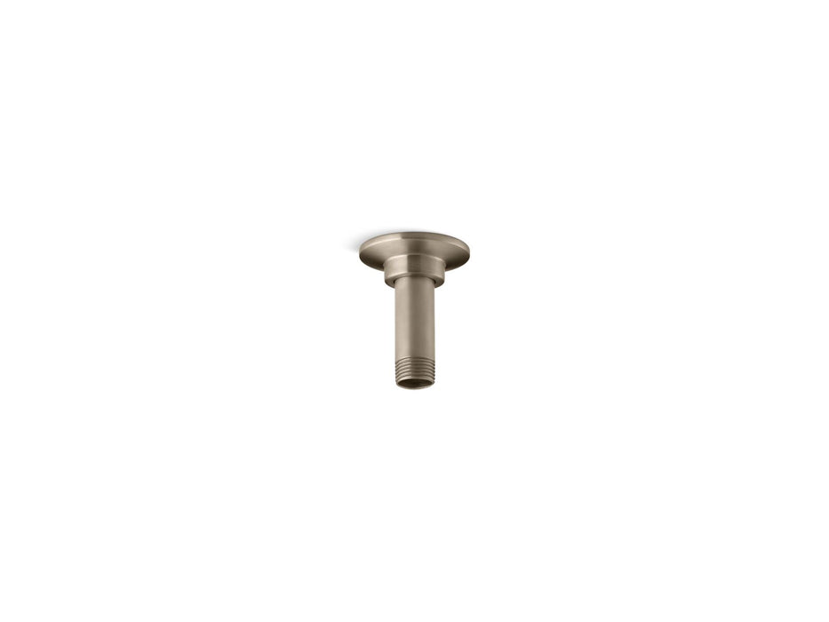 KOHLER 3" ceiling-mount single-function rainhead arm and flange