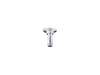 KOHLER 3" ceiling-mount single-function rainhead arm and flange